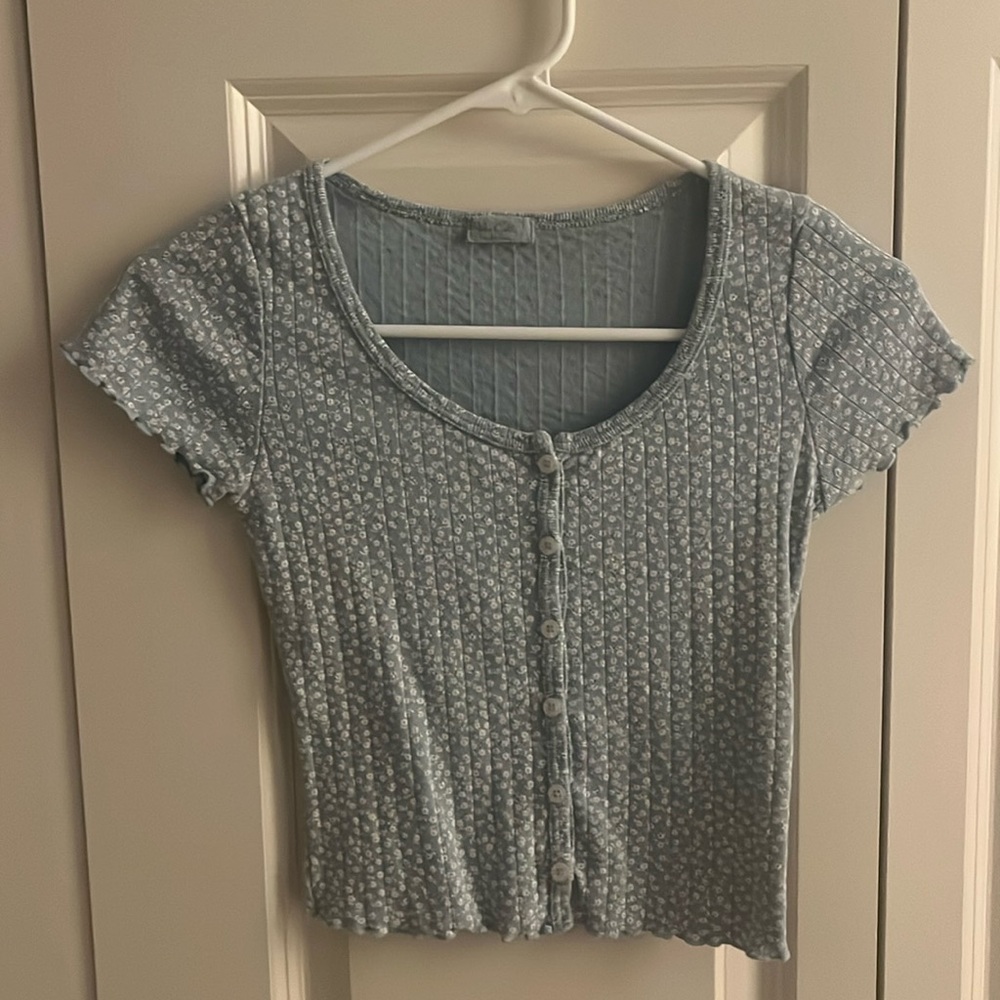 brandy zella top w flowers